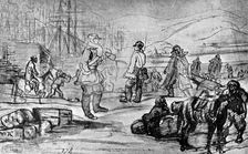 At Sebastopol 19th century, (1930).Artist: Constantin Guys