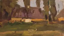 At Sunset, before 1903. Creator: Witold Wojtkiewicz