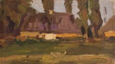 At Sunset, before 1903. Creator: Witold Wojtkiewicz