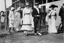 At Polo game: Angelica Brown, Mrs. W.R. Vanderbilt, Jr., 1914. Creator: Bain News Service