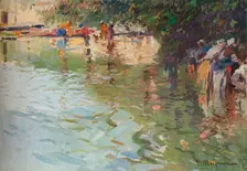 At Pontevedra c1904. Artist: Eliseo Meifren y Roig
