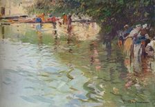 At Pontevedra c1904. Artist: Eliseo Meifren y Roig
