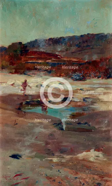 At Rotorua,  c1897. Creator: Girolamo Pieri Nerli.