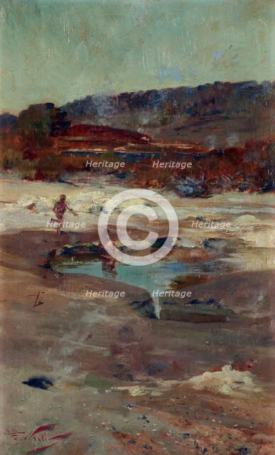 At Rotorua,  c1897. Creator: Girolamo Pieri Nerli.