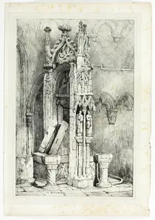 At Rattisbone, 1833. Creator: Samuel Prout