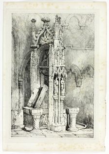At Rattisbone, 1833. Creator: Samuel Prout