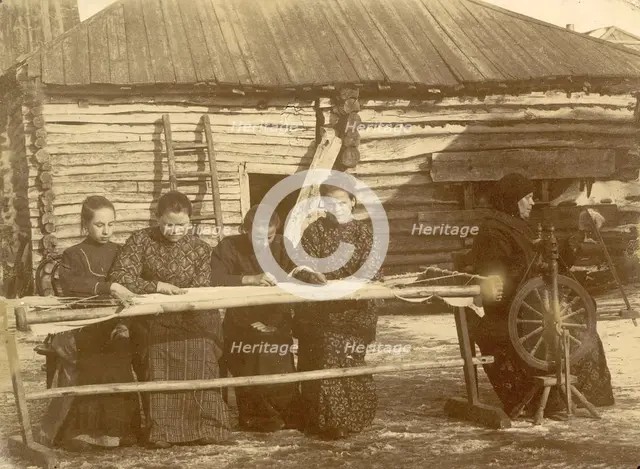 At Work, 1909. Creator: Nikolai Georgievich Katanaev.