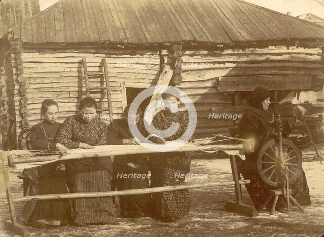 At Work, 1909. Creator: Nikolai Georgievich Katanaev.