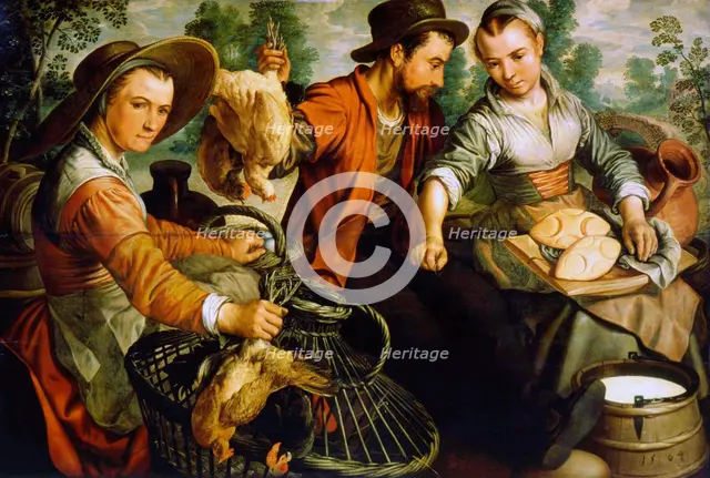 'At the Market', 1564.  Artist: Joachim Beuckelaer
