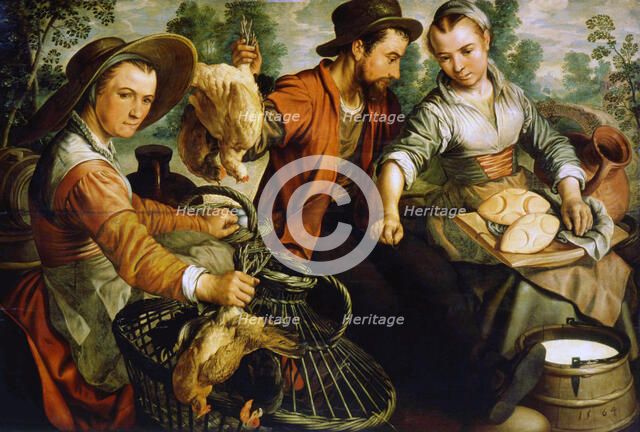 'At the Market', 1564.  Artist: Joachim Beuckelaer