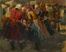 At the market, 1925-1930. Creator: Teodor Jozef Mousson