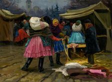 At the market, c1923. Creator: Teodor Jozef Mousson