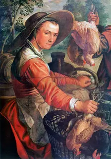 At the Market (detail), c1550-1537. Artist: Joachim Beuckelaer