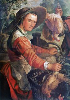 At the Market (detail), c1550-1537. Artist: Joachim Beuckelaer