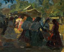 At the market II, c1925. Creator: Teodor Jozef Mousson