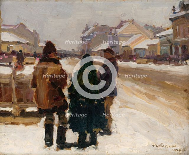 At the Michalovce Market, 1924. Creator: Teodor Jozef Mousson.