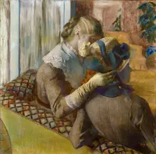 At the Milliner's, 1881. Creator: Edgar Degas