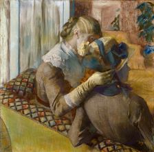 At the Milliner's, 1881. Creator: Edgar Degas