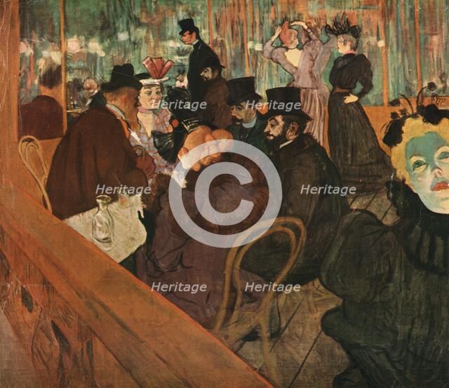 'At the Moulin Rouge', 1892, (1952). Creator: Henri de Toulouse-Lautrec.