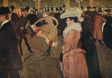 At the Moulin Rouge, the Dance 1890 (1934). Artist: Henri de Toulouse-Lautrec