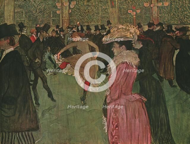 'At the Moulin Rouge: The Dance', 1890, (1952). Creator: Henri de Toulouse-Lautrec.