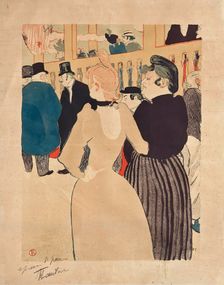 At the Moulin Rouge, La Goulue and her Sister (Au Moulin Rouge, La Goulue et sa sœur), 1892