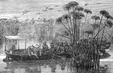 At the mouth of the Rusizi, Lake Tanganyika, 1872. Creator: J. B. Zwicken