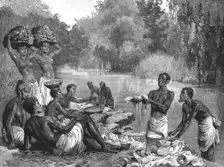 'At the Natal Gold Fields -- Our Laundry at Maritzburg 1890. Creator: Percy Macquoid