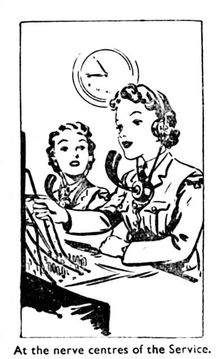 At the nerve centres of the Service 1940