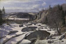 At the Outlet of Mesna, 1891. Creator: Fredrik Jonas Lucian Botfield Collett