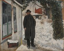 At the Old House, 1919-1922. Creator: Laurits Andersen Ring