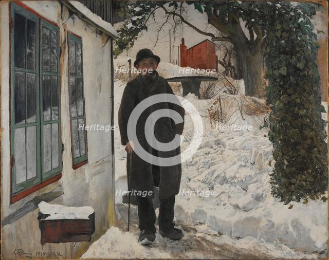 At the Old House, 1919-1922. Creator: Laurits Andersen Ring.