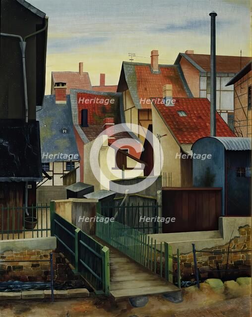 At the Abzucht (in Goslar), 1932. Creator: Rudolf Wacker.