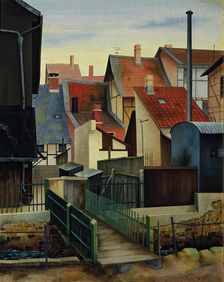 At the Abzucht (in Goslar), 1932. Creator: Rudolf Wacker