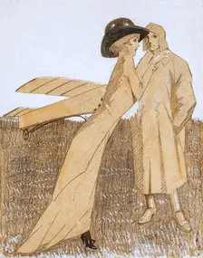 At the airport. Creator: Juan Gris