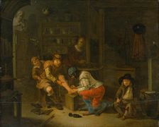 At the Apothecary's, 1656. Creator: Gerrit Lundens