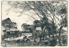 At the Back of the Farm c19th century. Artist: Mark Fisher