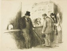 At the Bailiff's, c. 1891. Creator: Jean Louis Forain