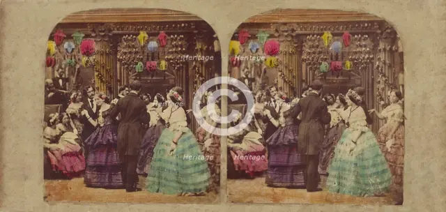 At the Ball., about 1860. Creator: Edward Anthony.