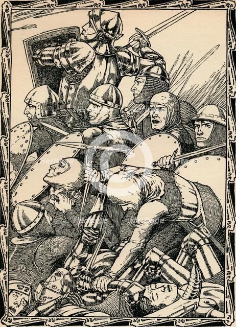 At The Battle of Agincourt, 1902. Artist: Patten Wilson