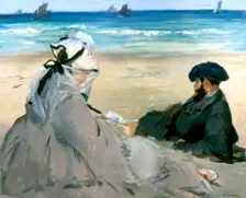 At the Beach 1873. Artist: Edouard Manet