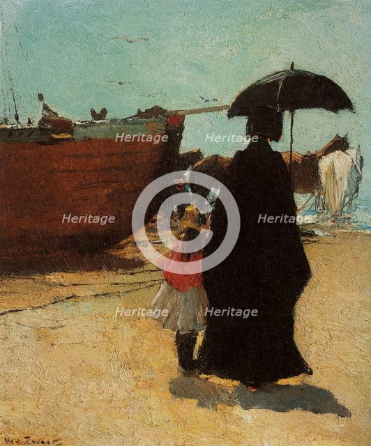 At the beach, 1886. Creator: Zwart, Willem de (862-1931).