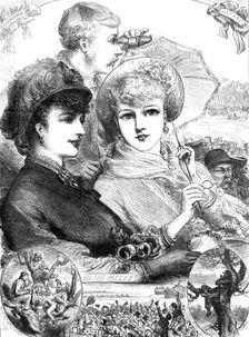 At the Boat-Race, 1880. Creator: Unknown