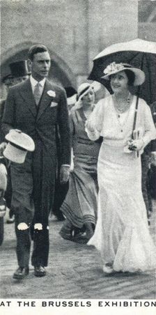 At the Brussels Exhibition 1935 (1937). Creator: Unknown