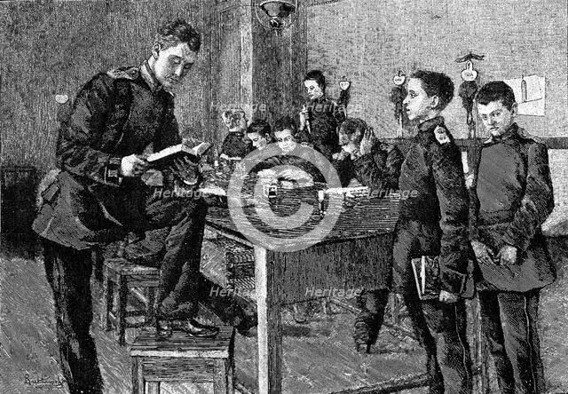 At the Cadet Corps, 1894. Creator: Bakmanson, Hugo Karlovich (1860-1953).