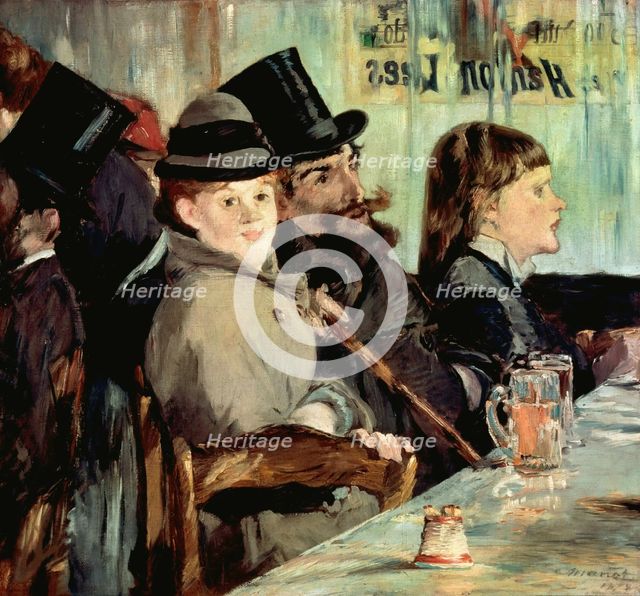 At the Café, ca 1878. Creator: Manet, Édouard (1832-1883).