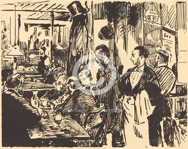 At the Café (Au café), 1869. Creator: Edouard Manet.