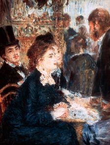 At the Café c1877. Artist: Pierre-Auguste Renoir
