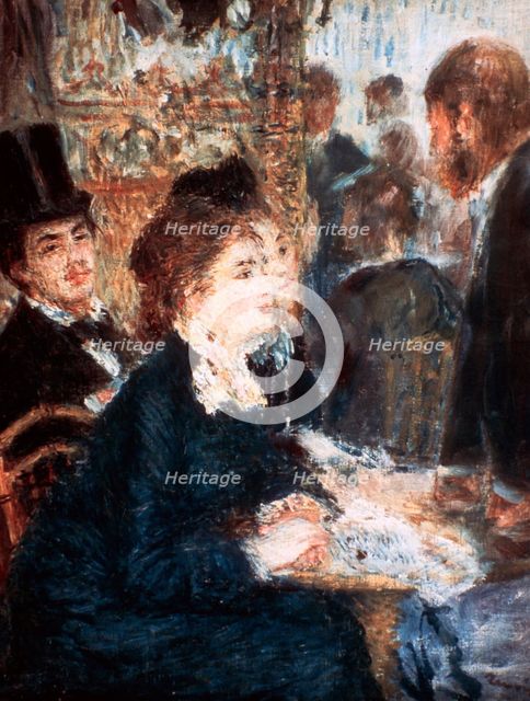 'At the Café', c1877. Artist: Pierre-Auguste Renoir