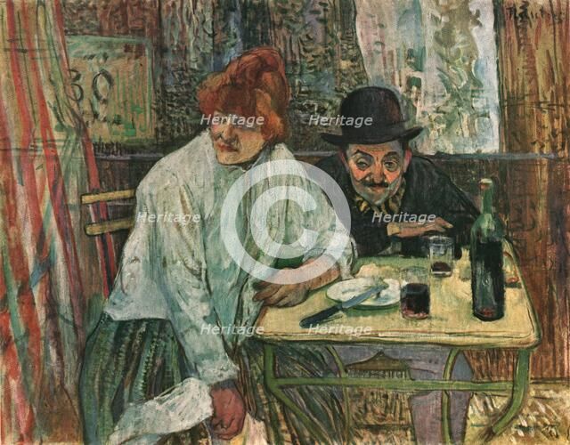 'At the Café La Mie', c1891, (1952).  Creator: Henri de Toulouse-Lautrec.